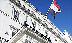 سفارت سوریه در آلمان و انگلیس  هدف حمله قرار گرفت
